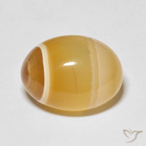 Agate Multicolore naturelle ovale, 26.17 ct, Opaque