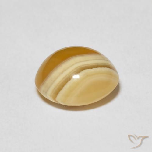 Agate Multicolore naturelle ovale, 3.31 ct, Opaque