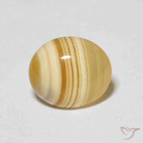 Agate Multicolore naturelle ovale, 2.88 ct, Opaque