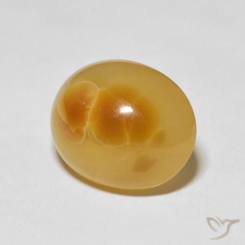 Agate Multicolore naturelle ovale, 14.40 ct, Opaque