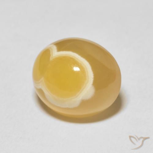 Agate Multicolore naturelle ovale, 6.86 ct, Opaque