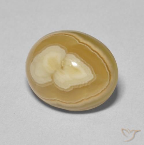 Agate Multicolore naturelle ovale, 6.49 ct, Opaque