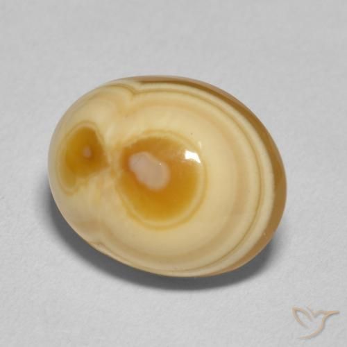 Agate Multicolore naturelle ovale, 8.91 ct, Opaque