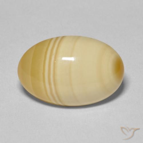 Agate Multicolore naturelle ovale, 9.15 ct, Opaque