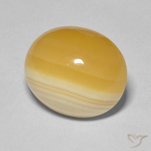 Agate Multicolore naturelle ovale, 14.08 ct, Opaque