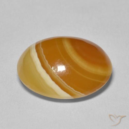Agate Multicolore naturelle ovale, 13.38 ct, Opaque
