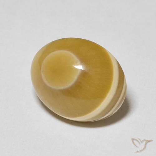 Agate Multicolore naturelle ovale, 8.59 ct, Opaque