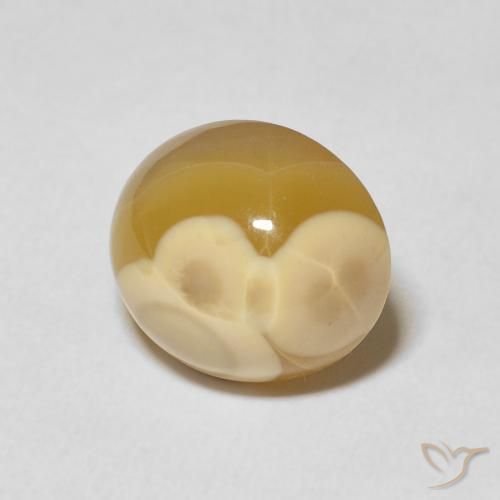 Agate Multicolore naturelle ovale, 7.16 ct, Opaque