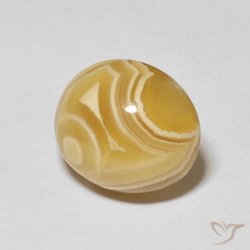 Agate Multicolore naturelle ovale, 13.72 ct, Opaque