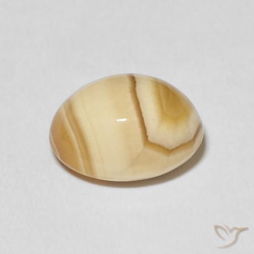 Agate Multicolore naturelle ovale, 5.88 ct, Opaque