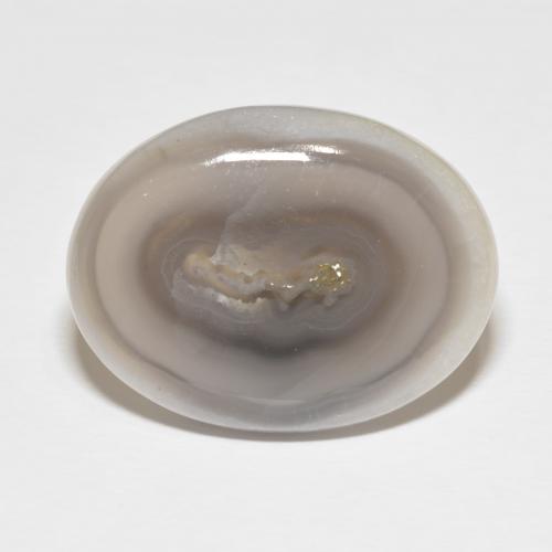 27.92ct Naturel Blanc cassé Agate, ovale, Opaque