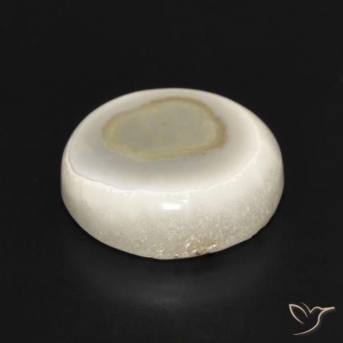 Agate Blanc multicolore naturelle Tour, 12.79 ct, Opaque