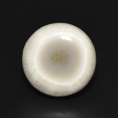 6.31ct Naturel Blanc multicolore Agate, Tour, Opaque