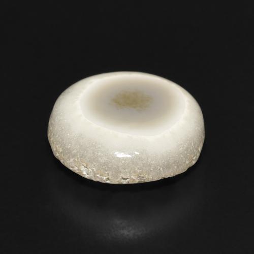 Agate Blanc multicolore naturelle Tour, 6.31 ct, Opaque