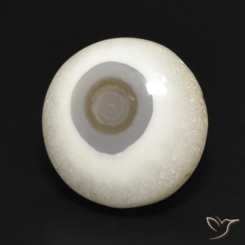 Agate Blanc multicolore naturelle Tour, 14.01 ct, Opaque