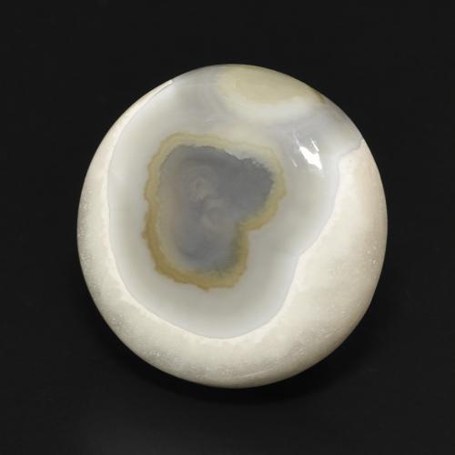 Agate Blanc multicolore naturelle Tour, 15.97 ct, Opaque