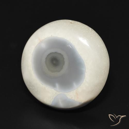Agate Blanc multicolore naturelle Tour, 13.25 ct, Opaque