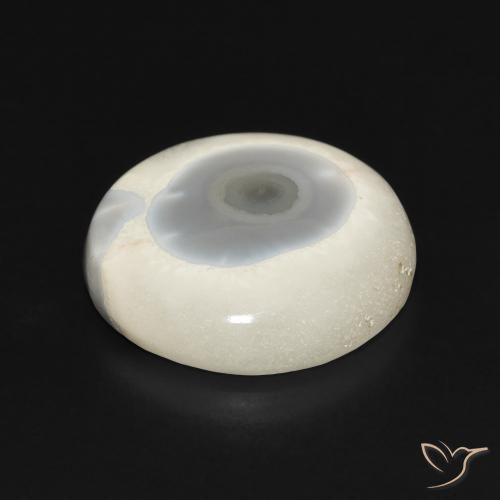Agate Blanc multicolore naturelle Tour, 13.25 ct, Opaque
