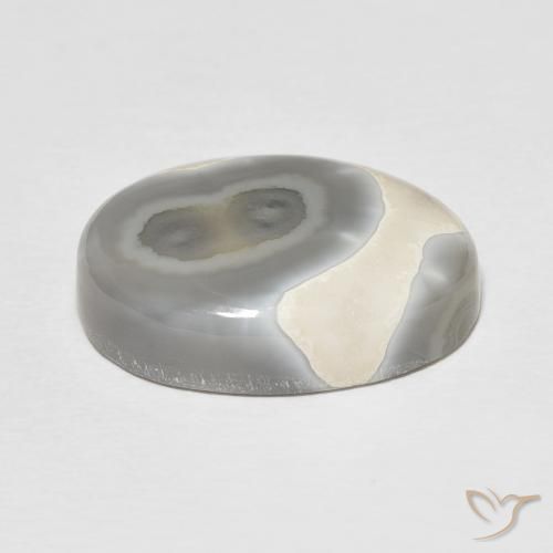 Agate Multicolore naturelle ovale, 14.42 ct, Opaque