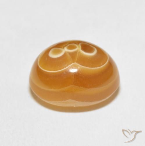 Agate Multicolore naturelle ovale, 7.67 ct, Opaque
