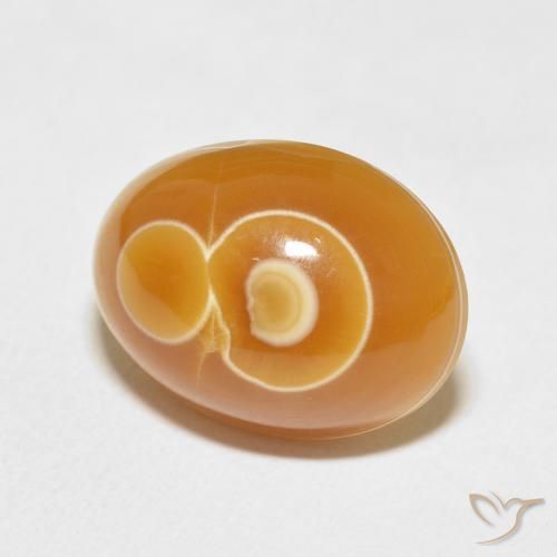 Agate Multicolore naturelle ovale, 11.58 ct, Opaque