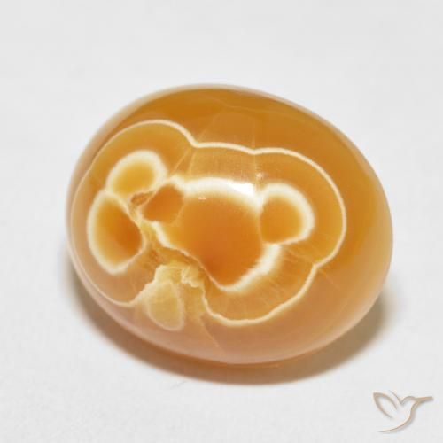 Agate Multicolore naturelle ovale, 16.86 ct, Opaque