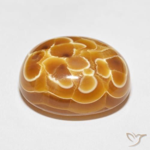 Agate Multicolore naturelle ovale, 45.93 ct, Opaque