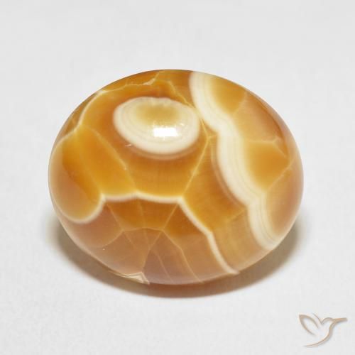 16.00ct Naturel Multicolore Agate, ovale, Opaque