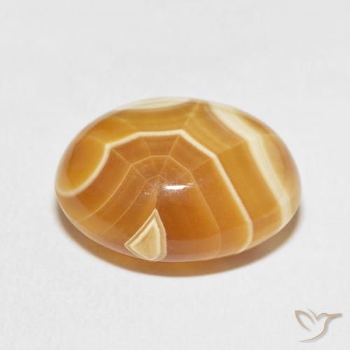 Agate Multicolore naturelle ovale, 16.00 ct, Opaque