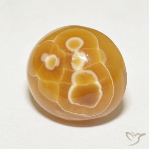 Agate Multicolore naturelle ovale, 12.81 ct, Opaque
