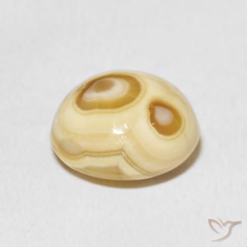 Agate Multicolore naturelle ovale, 6.00 ct, Opaque