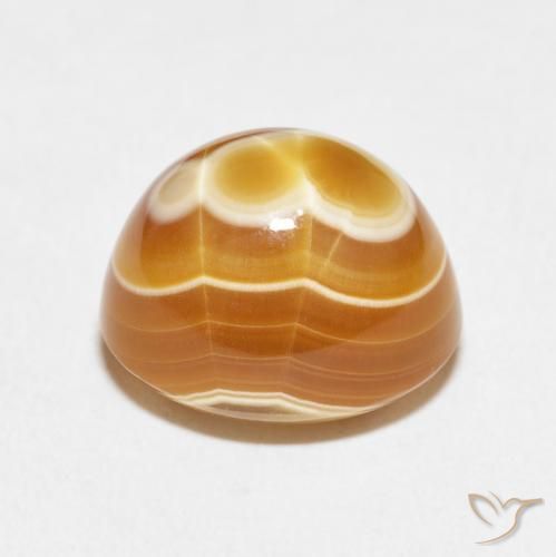 Agate Multicolore naturelle ovale, 13.40 ct, Opaque