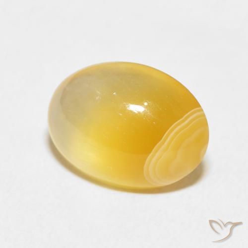 Agate Multicolore naturelle ovale, 6.64 ct, Translucide