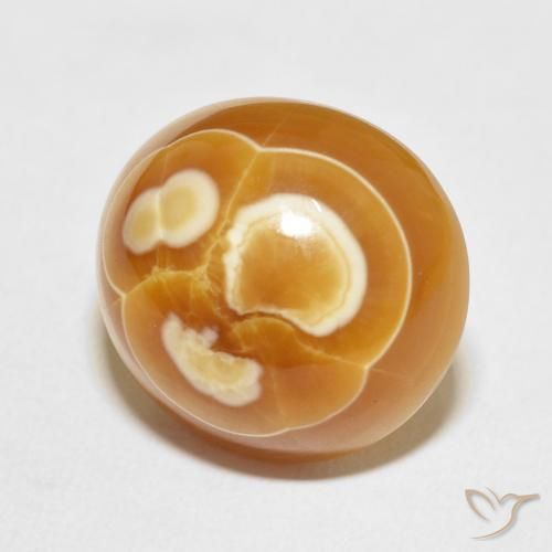 Agate Multicolore naturelle ovale, 19.53 ct, Opaque