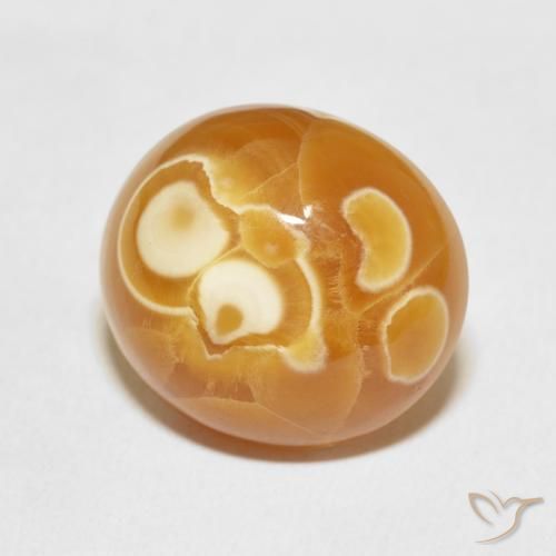 Agate Multicolore naturelle ovale, 17.46 ct, Opaque