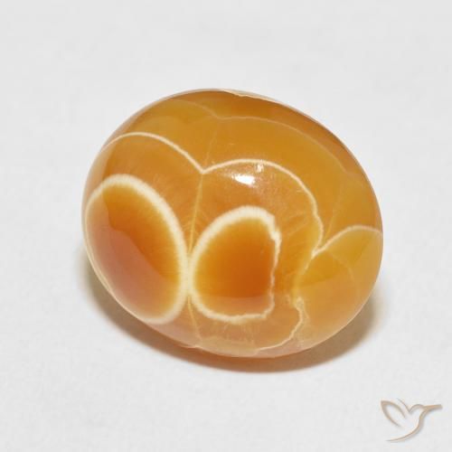 Agate Multicolore naturelle ovale, 12.35 ct, Opaque