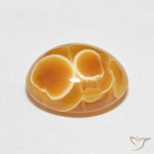 Agate Multicolore naturelle ovale, 12.35 ct, Opaque