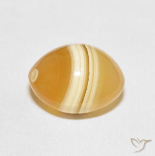 Agate Multicolore naturelle ovale, 7.95 ct, Opaque