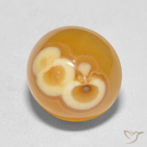 Agate Multicolore naturelle ovale, 7.37 ct, Opaque