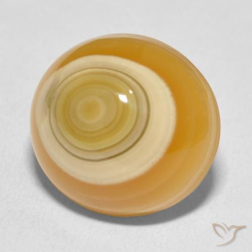 Agate Multicolore naturelle ovale, 14.98 ct, Opaque