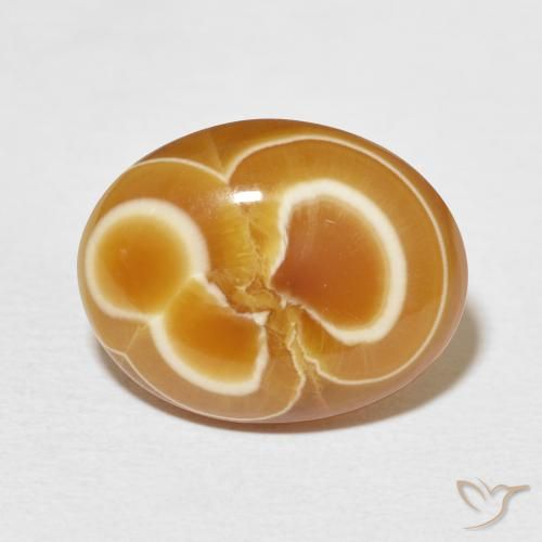 11.32ct Naturel Multicolore Agate, ovale, Opaque