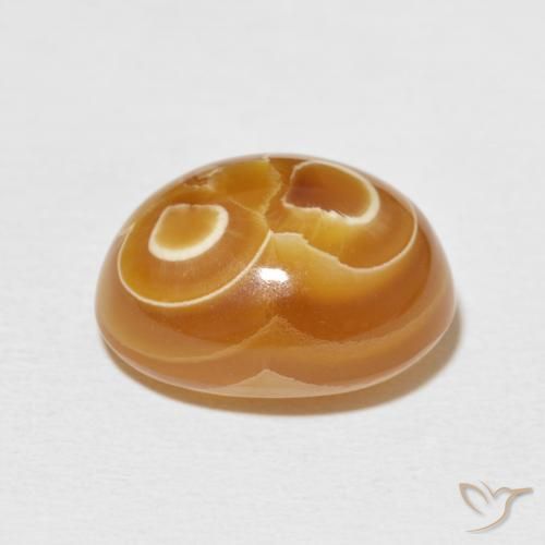Agate Multicolore naturelle ovale, 14.54 ct, Opaque