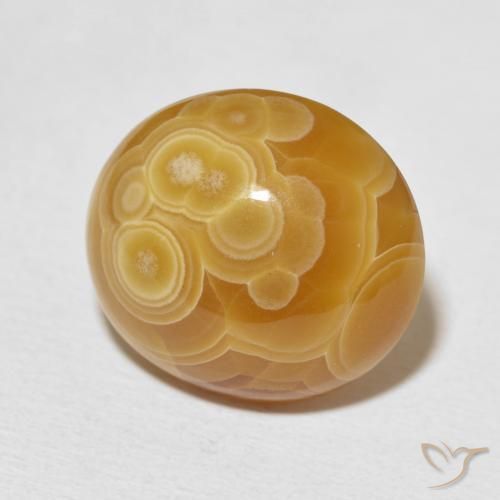 Agate Multicolore naturelle ovale, 18.54 ct, Opaque