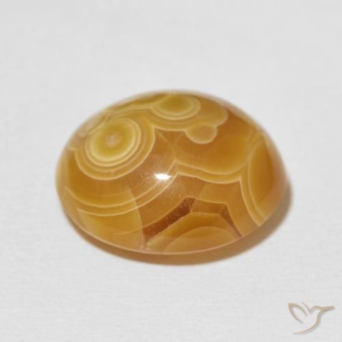 Agate Multicolore naturelle ovale, 18.54 ct, Opaque
