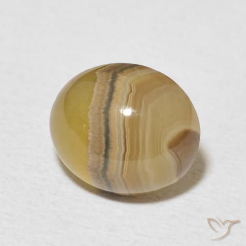 Agate Multicolore naturelle ovale, 3.53 ct, Opaque