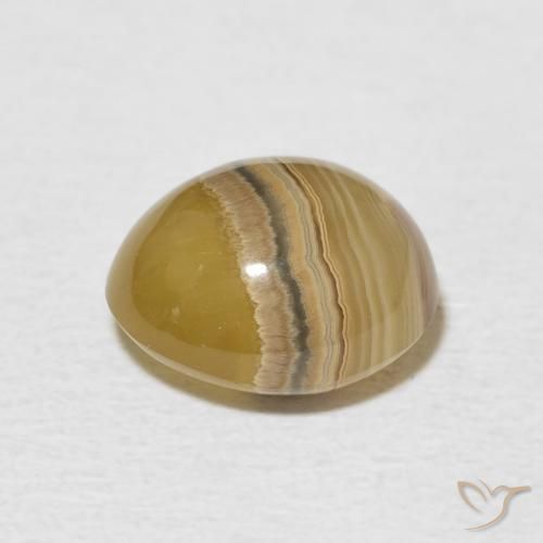 Agate Multicolore naturelle ovale, 3.53 ct, Opaque