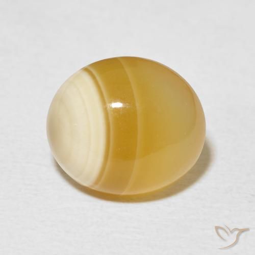 Agate Multicolore naturelle ovale, 6.83 ct, Opaque
