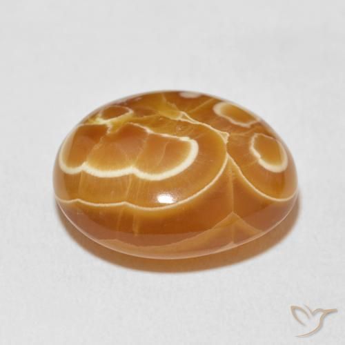 Agate Multicolore naturelle ovale, 21.45 ct, Opaque