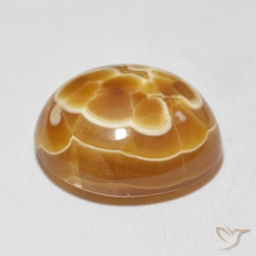 Agate Multicolore naturelle ovale, 29.77 ct, Opaque