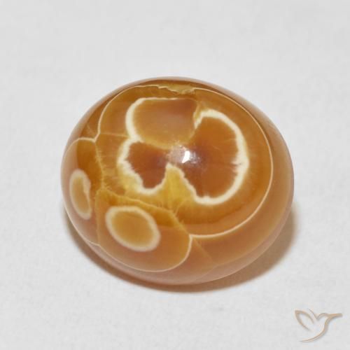 Agate Multicolore naturelle ovale, 16.56 ct, Opaque
